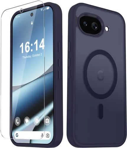 Vista 1357 de Funda para Google Pixel 10 Pro XL, cubierta magnética mate, color negro Fit for MagSafe, Screen Protector included, Shockproof Military Grade