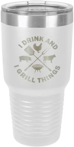 Vista 21 de Taza de viaje de acero inoxidable con diseño de Yeti Rambler