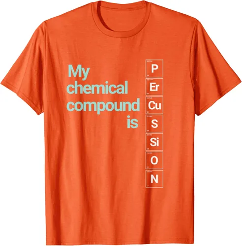 Vista 27 de Percussion Band Geek My Chemical Compound T-Shirt
