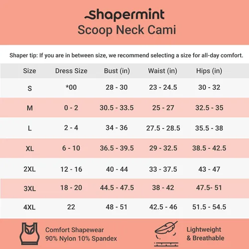 Vista 2 de Shapermint - Camisola de compresión con cuello redondo, control de abdomen y cintura