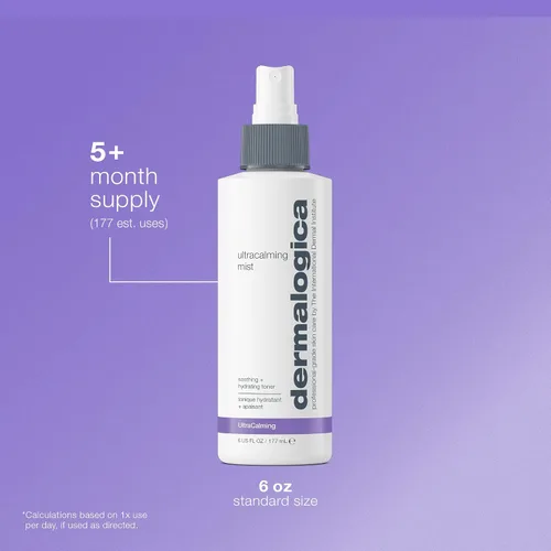 Vista 5 de Dermalogica Ultracalming Mist - Spray facial para pieles sensibles con aloe, calmante e hidratante, alivia rápidamente la inflamación