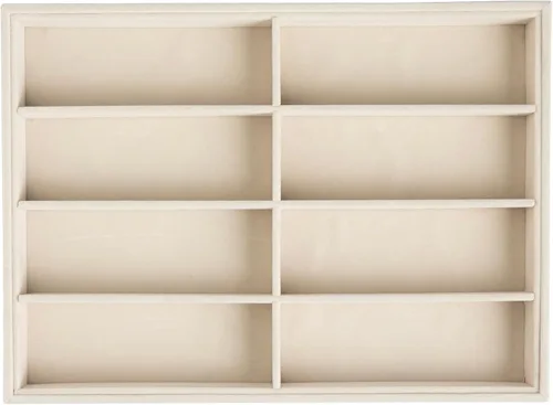 Vista 2 de Frebeauty 8-Slot Sunglass Organizer,Velvet Sunglass Holder for Drawer Beige