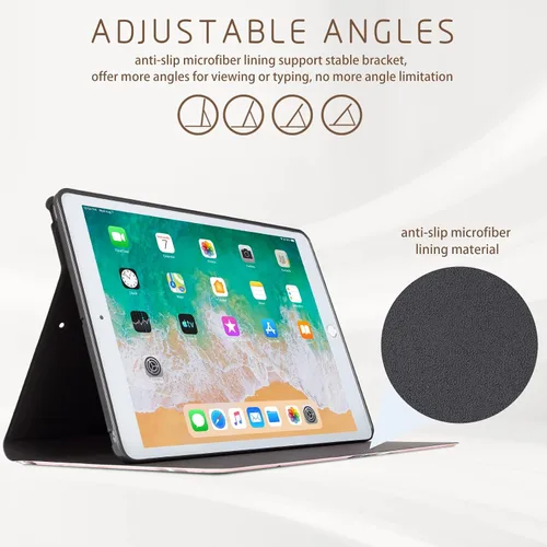 Vista 5 de Funda para iPad de 9ª generación, funda para iPad de 7ª generación, para iPad de 8ª generación, fundas de 10.2 pulgadas, a prueba de golpes