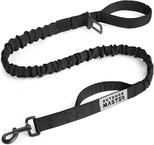 Vista 28 de Correa de cuerda elástica para perros Outdoormaster; para mayor seguridad y comodidad de su perro., M
