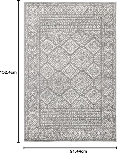 Vista 43 de Safavieh - Alfombra decorativa de la colección Tulum, modelo TUL264F, estilo marroquí, bohemio y desgastado, no suelta pelusa, para sala, vestíbulo
