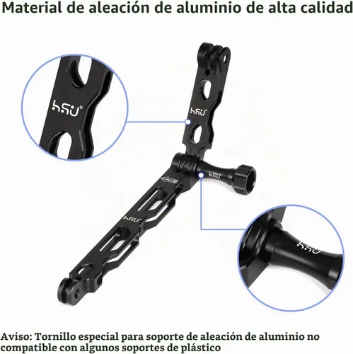Vista 3 de HSU Kit de brazo de extensión de aleación de aluminio
