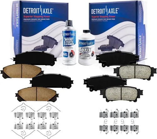 Vista 35 de Detroit Axle - Kit de freno trasero para Chevy GMC Silverado Sierra Suburban 1500 Yukon Tahoe Avalanche Cadillac Escalade Pinza de freno de disco