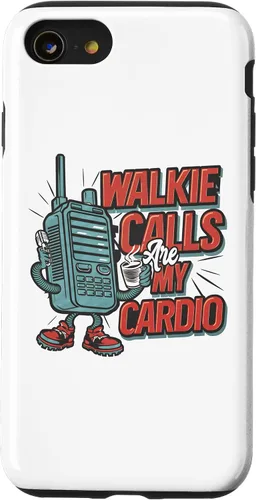 Vista 13 de iPhone 15 Walkie Calls Are My Cardio Retro Special Education Teacher Case