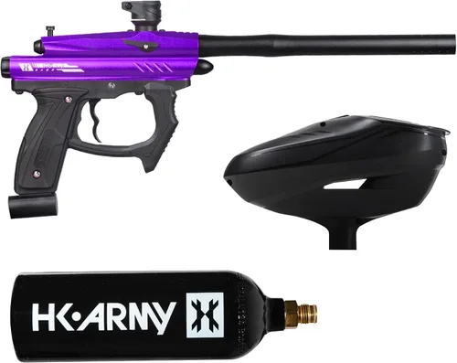 Vista 8 de HK Army SABR paquete de inicio de marcador de pistola de paintball CO2