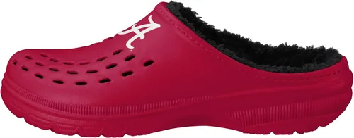 Vista 4 de FOCO Men's NCAA Sherpa Lined Big Logo Clog Marea carmesí de Alabama