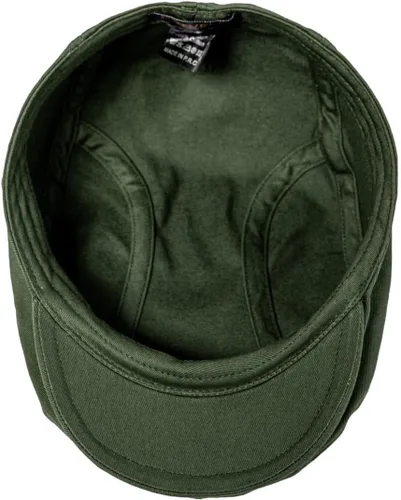 Vista 6 de BOTVELA Hombres Algodón Sarga Newsboy Flat Ivy Driving Hat Gorra ajustada