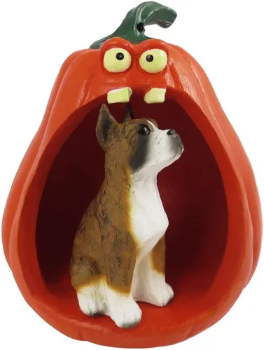 Vista 110 de Conversation Concepts Figura de Corgi galés de Halloween y calabaza Welsh Corgi Pembroke