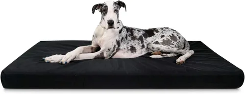 Vista 20 de K9 Ballistics Tough Ripstop - Cama ortopédica rectangular para perro, funda extraíble lavable, espuma ortopédica sólida para perros grandes de azul