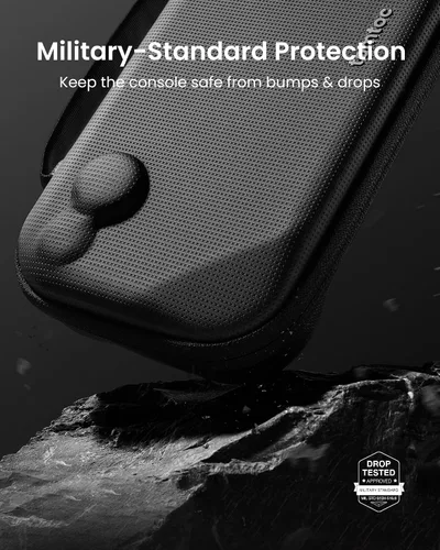 Vista 4 de tomtoc Carrying Case Compatible with Steam Deck/OLED, Protective case, Hard Portable Travel Carrying bag for Steam Deck Console, Shockproof, Travel