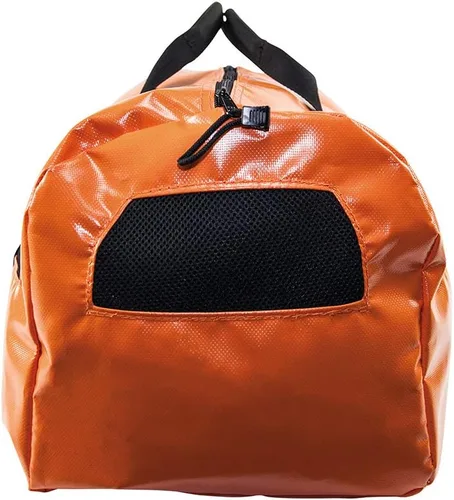 Vista 7 de Klein Tools Bolsa de lona 5216V, resistente al agua, con paneles de malla y agujeros de drenaje, se puede llevar como una mochila