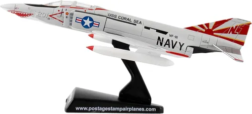 Vista 4 de Daron Worldwide Trading Postage Stamp F-4B Phantom II Sundowners Vehículo (Escala 1/155)