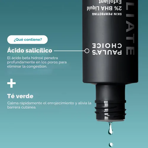 Vista 7 de Paula's Choice Skin Perfecting - Exfoliante líquido BHA al 2%, exfoliante facial de ácido salicílico para poros dilatados, tamaño de viaje 1 onza