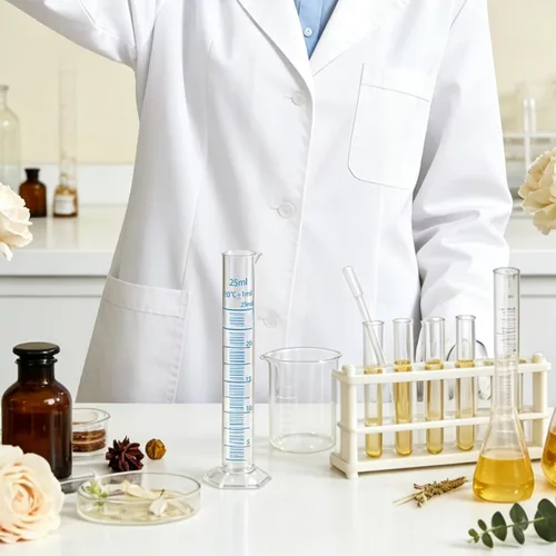 Vista 6 de Geesatis Cilindros de medición de plástico transparente de 0.8 fl oz para prueba de laboratorio graduada, 10