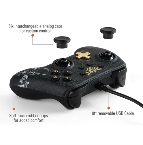 Vista 7 de PowerA Nintendo Switch Wired Controller Plus Zelda Breath of the Wild