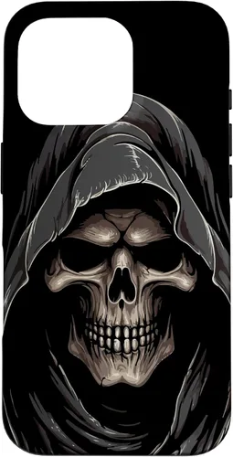Vista 20 de Carcasa con capucha de fantasma de calavera para iPhone 17