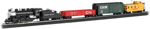 Vista 3 de Bachmann Trains - Juego de tren eléctrico Pacific Flyer listo para usar - escala HO