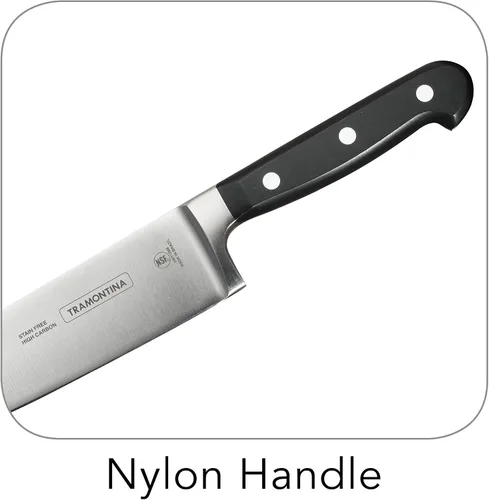 Vista 7 de Tramontina Pro Series - Cuchillo de chef forjado de 8 pulgadas, cuchillos de cocina de acero de alto carbono sin manchas para cocinar