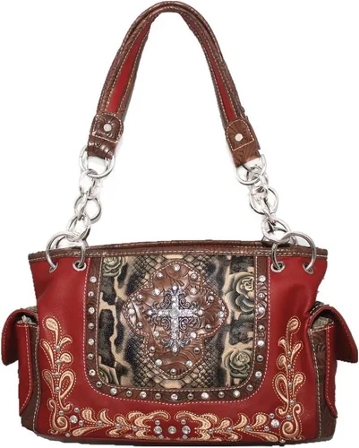 Vista 6 de Texas West Bolso cruzado para mujer con cartera a juego, varios