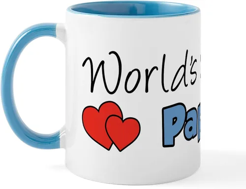 Vista 11 de CafePress Papou (Worlds Best) Taza de café de cerámica (11 oz (11.0 fl oz)