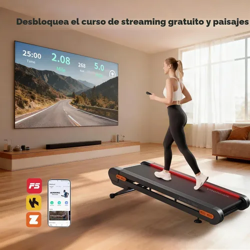 Vista 7 de Vitalwalk Walking Pad with Incline 20%/12% Auto Treadmills for Home Small