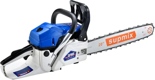 Vista 7 de SUPMIXTOOLS 62cc Motosierra a gas de 20 pulgadas Motosierras de gasolina de 2 ciclos Motosierra de gasolina manual de gasolina Sierras de potencia