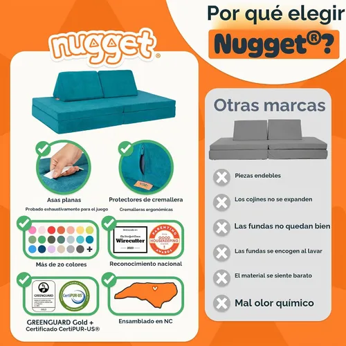 Vista 4 de Nugget - El sofá de juego original para niños - Sofá infantil modular