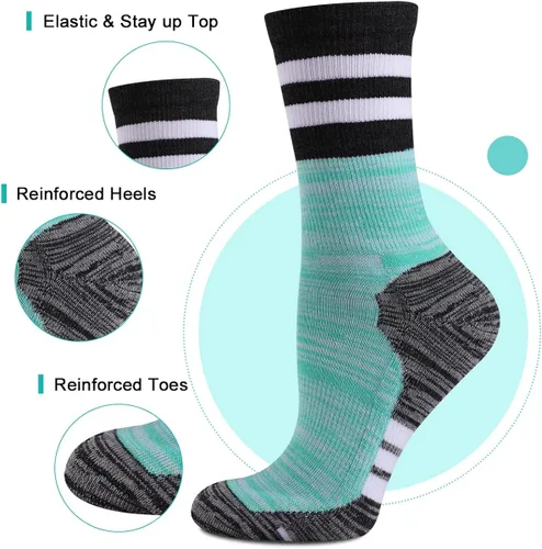 Vista 3 de Heatuff - Calcetines deportivos para mujer 6