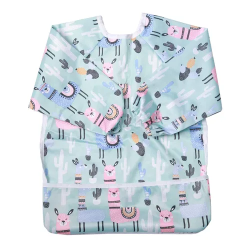 Vista 10 de Babero Camisa de manga larga con bolsillo para bebés de 1 a 3 años (Animal Forest)