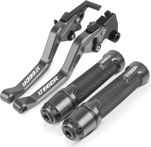 Vista 9 de Embrague de freno para Yamaha XT660 XT660R XT660X 2004-2016 Palancas de embrague de freno corto de motocicleta embrague empuñaduras agarraderas Negro
