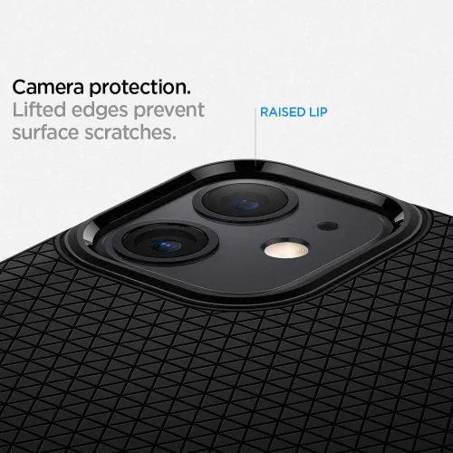 Vista 7 de Spigen Liquid Air - Funda diseñada para iPhone 11 (2019), color negro mate