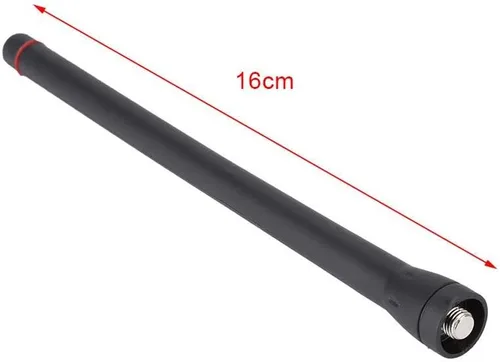 Vista 9 de Antena de radio VHF apta para Walkie-Talkie para IC-F3 F11 F14 F15 F16 F33 16cm/6.3in