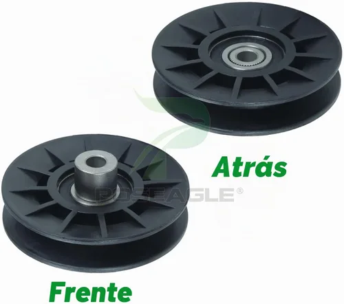 Vista 5 de Paquete de 2 poleas tensoras 532194326 V-Groove con polea tensora A35 2x194326+1x194327