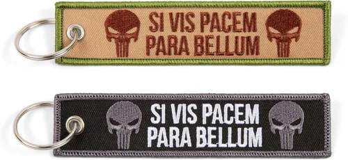 Vista 9 de Great 1 Products Llavero militar etiqueta con llavero y mosquetón - llaves, coches, motocicletas, mochilas, equipaje y regalos - EDC