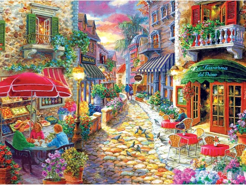 Vista 8 de RoseArt - Puzzle Collector - Painted Lady - Rompecabezas de 500 piezas para adultos
