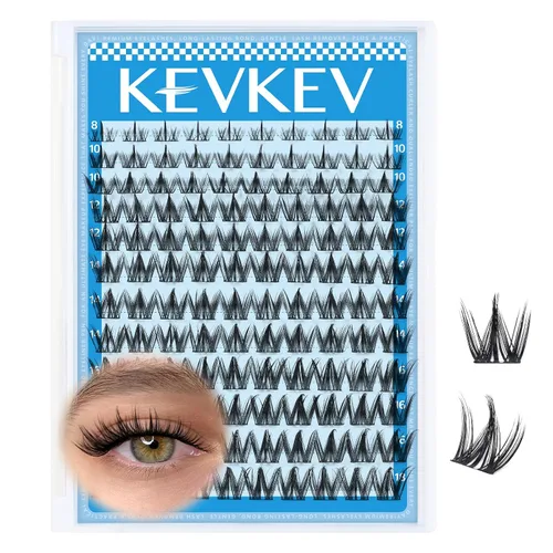 Vista 18 de KevKev Pegamento de racimo de pestañas, pegamento de pestañas para pestañas para racimos de pestañas, impermeable, fuerte sujeción durante 72 horas