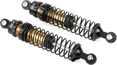 Vista 2 de LCX Racing 1/10th RC Crawler Car 2PCS 3.543 in Metal Suspensión Amortiguador Amortiguador para Traxxas TRX4 TRX6 Axial SCX10 SCX10 II 90046 Redcat