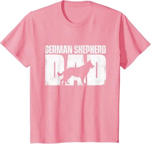 Vista 83 de Camiseta de pastor alemán para el día del padre del dueño de perros caninos, Negro