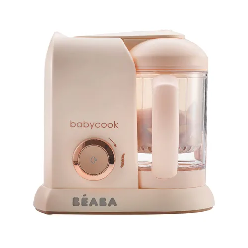 Vista 3 de BEABA Babycook Solo - Máquina de alimentos para bebés 4 en 1, procesador de alimentos para bebés, vaporera de alimentos para bebés, capacidad grande