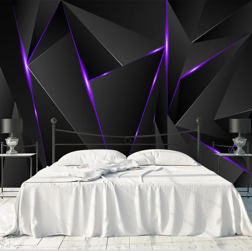 Vista 25 de Papel pintado en blanco y negro de la ciudad de Nueva York, mural de pared pintado a mano Times Square para decoración de sala de estar, dormitorio