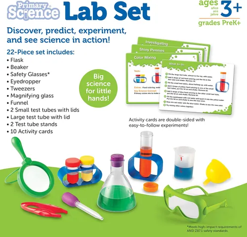 Vista 6 de Learning Resources Juego de laboratorio de ciencias primarias Multicolor