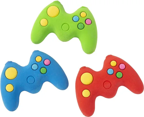 Vista 4 de Gamer Controller ERASERS - Papelería - 24 piezas (paquete de 3)