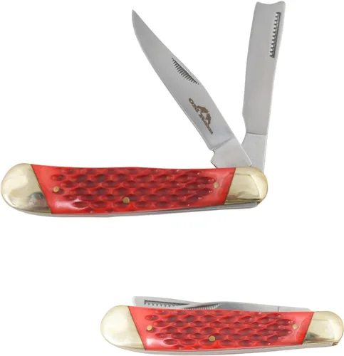 Vista 6 de Collection Everyday Carry - Cuchillo de bolsillo plegable manual con mango de resina suave (5118 USA)