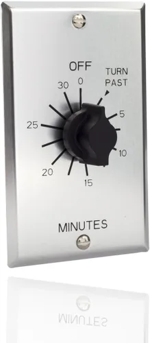 Vista 9 de Apagador de tiempo para pared con interruptor automático Sringwound estilo comercial serie C, 1