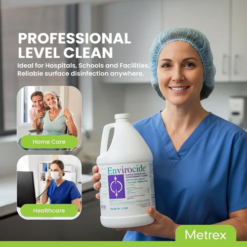 Vista 5 de Metrex Limpiador desinfectante y descontaminante de superficies Envirocide 44; 1 galón