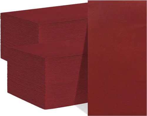 Vista 10 de KMAKII Servilletas desechables negras para cena, servilletas de tela como servilletas de papel de lino, toallas de mano de papel para baño, bodas